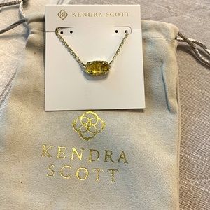 Kendra Scott Elisa Pendant Gold Necklace